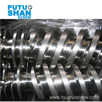 Bimetallic parallel twin screw for PVC extruder(WPC)